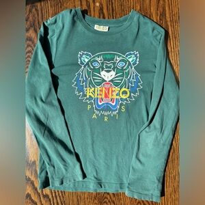 KENZO 🇫🇷 France kids green shirt